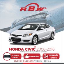 RBW Honda Civic Sedan Muz 2006-2015 Silecek Takımı