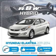 RBW Hyundai Elantra 2011-2014 Ön Hybrid Silecek Takımı