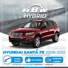 RBW Hyundai Santa Fe 2006-2012 Ön Hybrid Silecek Takımı