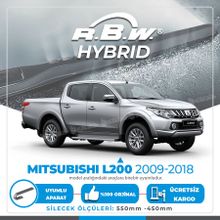 RBW Mitsubishi L200 2009-2018 Ön Hybrid Silecek Takımı
