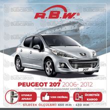 RBW Peugeot 207 2006-2012 Ön Muz Silecek Takımı