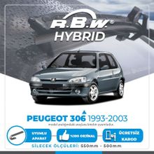 RBW Peugeot 306 HB 1993-2003 Ön Hybrid Silecek Takımı