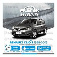 RBW Renault Clio 2 1998-2005 Ön Hybrid Silecek Takımı
