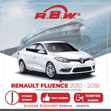 RBW Renault Fluence 2010-2018 Ön Muz Silecek Takımı