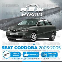 RBW Seat Cordoba 2003-2005 Ön Hybrid Silecek Takımı