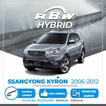 RBW Ssangyong Kyron 2006-2012 Ön Hybrid Silecek Takımı