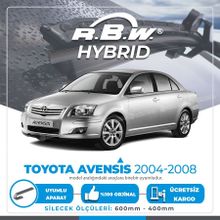 RBW Toyota Avensis 2004-2008 Ön Hybrid Silecek Takımı