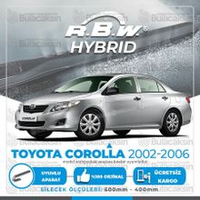 RBW Toyota Corolla Sedan 2002-2006 Ön Hybrid Silecek Takımı