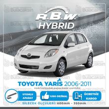 RBW Toyota Yaris 2006-2011 Ön Hybrid Silecek Takımı