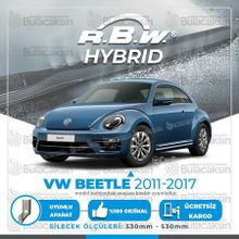 RBW Volkswagen Beetle 2011-2017 Ön Hybrid Silecek Takımı