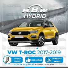 RBW Volkswagen T-ROC 2017-2019 Ön Hybrid Silecek Takımı