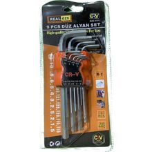 Real Özs ÖZS-8376 9 Parça Uzun Düz Alyan Set