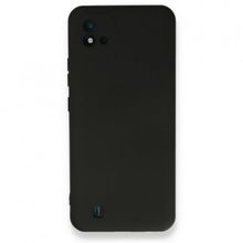Realme C11 2021 Nano İçi Kadife Silikon Siyah Kılıf