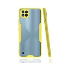 Realme C11 2021 Platin Silikon Sarı Kılıf