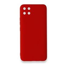 Realme C11 Nano İçi Kadife Silikon Kırmızı Kılıf