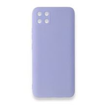Realme C11 Nano İçi Kadife Silikon Lila Kılıf