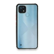 Realme C21 Miami Şeffaf Silikon Siyah Kılıf