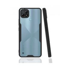 Realme C21 Platin Silikon Siyah Kılıf