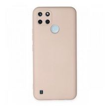 Realme C25Y Nano İçi Kadife Silikon Pudra Kılıf