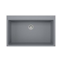 RealStone K003 Didyma 58 76.5x50 cm Tezgah Üstü Gri Granit Eviye