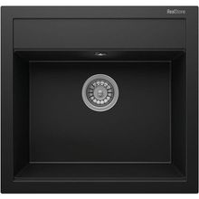 RealStone K004 Olympos 56x53 cm Siyah Granit Tezgah Üstü Eviye