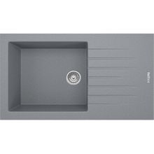 RealStone P011 Assos 86 XL 86x43.5 cm Tezgah Üstü Gri Granit Eviye