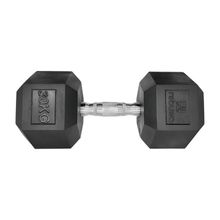 Rebuwo Hex Dambıl Kauçuk Altıgen Dambıl Hex Dumbbell 30 KG 1 Adet