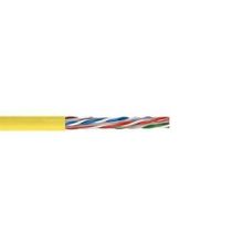 Reçber Kablo CAT6 U/UTP LSZH Sarı HF M1 Veri İletişim Kablosu