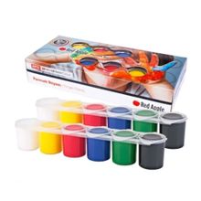 Red Apple RP12 Sıralı 12 x 25 ML Parmak Boyası