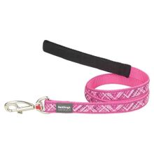 Reddingo Flanno Desenli 20 mm Pembe Uzatma Köpek Tasması
