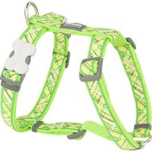 Reddingo Flanno Desenli Lime 25 mm Köpek Göğüs Tasması