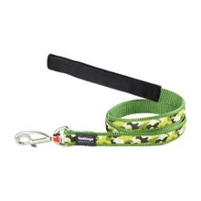 Reddingo Kamuflaj Yeşil 25 mm 1.2 mt Köpek Uzatma Tasması