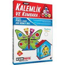 Redka Kumtoys Ahşap Kalemlik ve Kumbara Seti