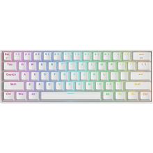 Redragon K530W Draconic Pro Q TR %60 Kompakt Kablosuz-Bluetooth 2.4G Switch Mekanik Beyaz Klavye