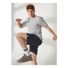 Reebok IB1273 COMM KNIT SHORT Düz Siyah Erkek T-shirt