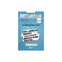 Referans Mevzuat Serisi Hakimlik Ceza ve Borçlar Hukuku (Genel Hükümler) Mevzuat Konu Anlatımı - Temsil Kitap
