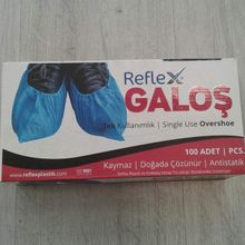 Reflex 100 Adet Kaymaz Doğada Çözünür Antistatik Galoş