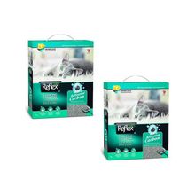 Reflex 2x10 lt Aktif Karbonlu Süper Hızlı Topaklaşan Bentonit Kedi Kumu