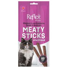 Reflex 5 gr 3 Cat Stick Tavuk ve Kızılcıklı Etli Tahılsız Kedi Ödül Çubukları