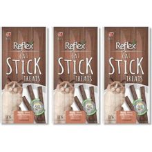 Reflex Cat Stick Somonlu Tahılsız 3x5 gr Kedi Ödül Çubuğu