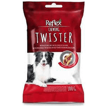 Reflex Chewing Twister Kümes ve Av Hayvanlı 100 gr Atıştırmalık Köpek Ödül Maması
