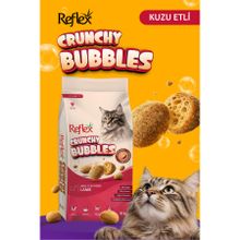 Reflex Crunchy Bubbles Kuzu Etli 10 kg Yetişkin Kedi Maması