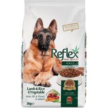 Reflex Kuzu Etli Pirinçli Sebzeli Yetişkin 3 kg Köpek Maması