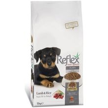 Reflex Kuzu Etli ve Pirinçli 1 kg Açık Yavru Köpek Maması