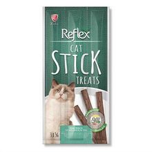 Reflex Kuzulu ve Kedi Otlu 3x5 gr 4 Paket Kedi Ödül Çubuğu