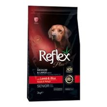 Reflex Plus 3 kg Senior Orta Büyük Irk Kuzu Yaşlı Köpek Maması