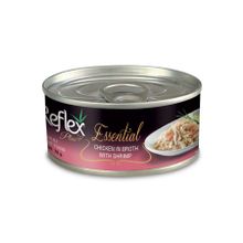 Reflex Plus 70 gr Essential Tavuk Parçalı ve Karidesli Et Sulu Yetişkin Kedi Maması