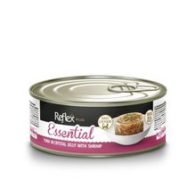 Reflex Plus 70 gr Essential Ton Balıklı ve Karidesli Jel Yetişkin Kedi Konserve