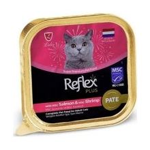Reflex Plus 85 gr Ezme Somonlu ve Karidesli Yetişkin Kedi Konservesi