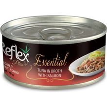 Reflex Plus Essential Ton Balıklı ve Somonlu 24x70 gr Yetişkin Kedi Konserve Maması